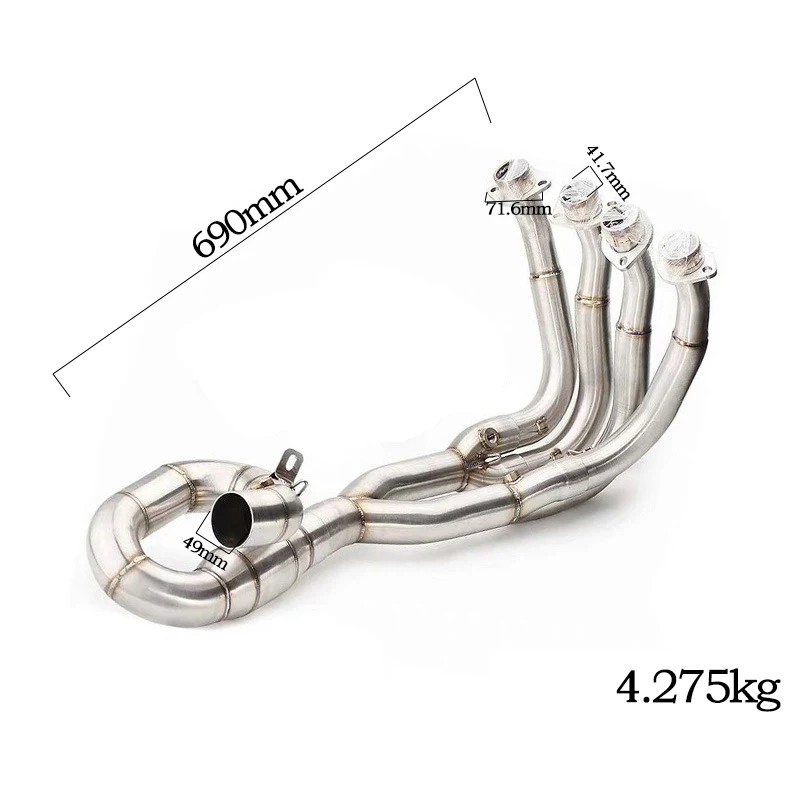 FOR Yamaha R1 R3 R6 R25 2006-2018 Motorcycle Exhaust Front Section Connection Muffler Modification Adapter Accessory Tool