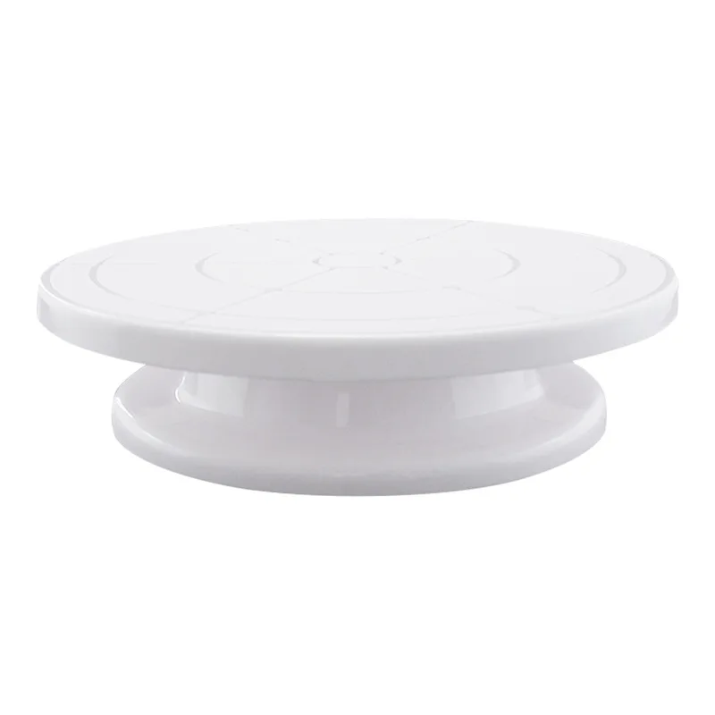 MRF Plastic 11.5 x 4''Cake Decorating Icing Rotating Turntable Stand HB1051