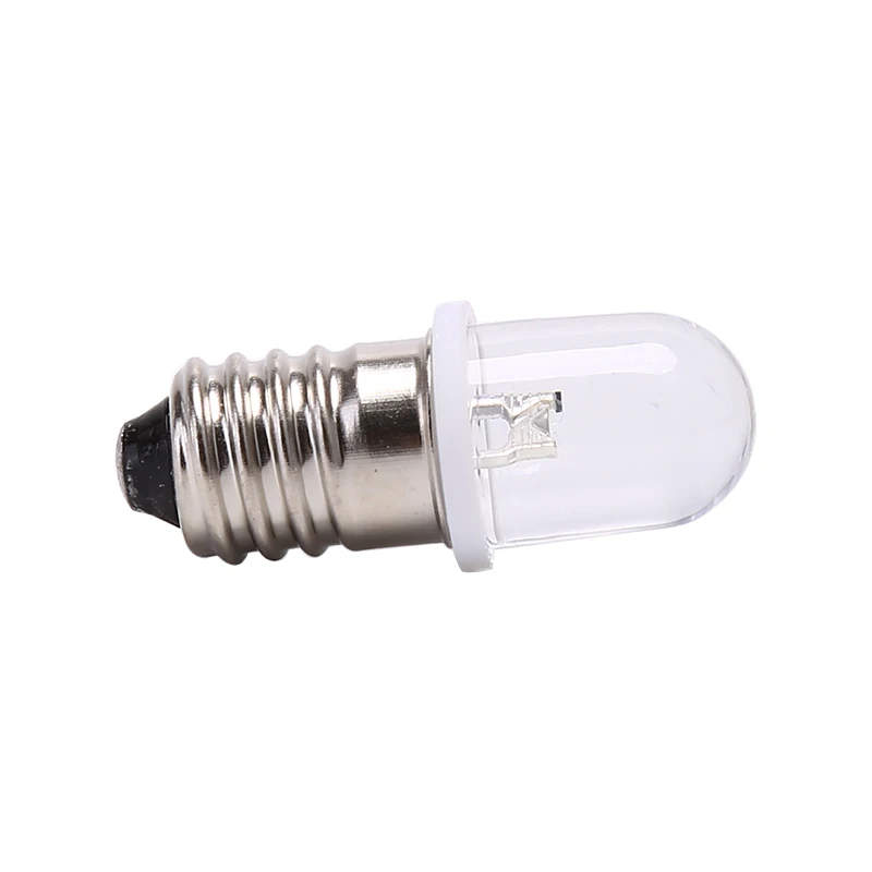 5PCS E10 LED Bulb E10 DC 3V 4.5V Instrument Bulb E10 Indicator Bulb Old Fashioned Flashlight Bulb