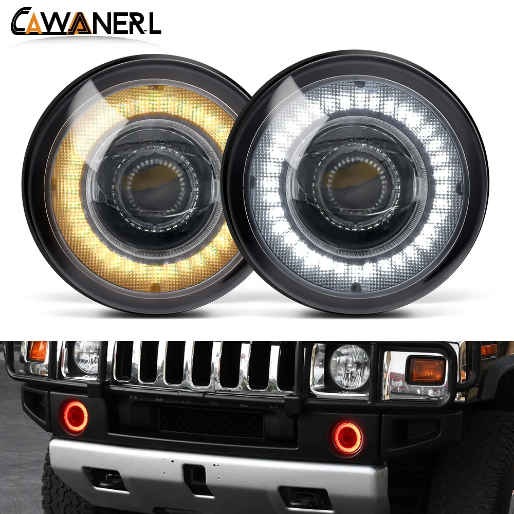 Car Right + Left Fog Light Assembly LED Lens Angel Eye DRL 30W H11 12V For Infiniti FX35 FX37 FX50 FX45 QX50 QX56 QX70 Q70 Q60