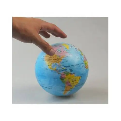 Lichtgevende 360 Graden Roterende World Map Globe Student Gift