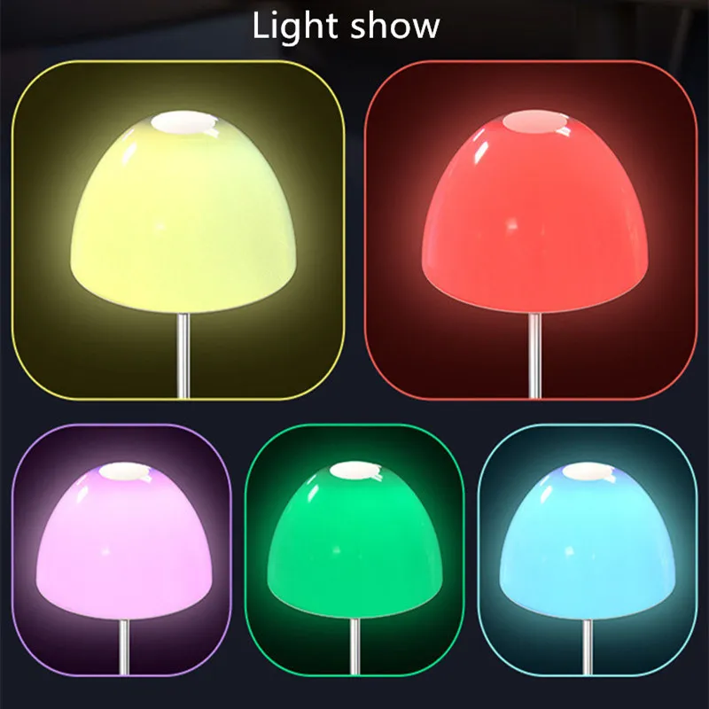 บ้านโคมไฟลำโพงบลูทูธวิทยุ FM TF Card เครื่องเล่นเพลง Aux MP3ไร้สายเดสก์ท็อปข้างเตียงโคมไฟตั้งโต๊ะ Ambient