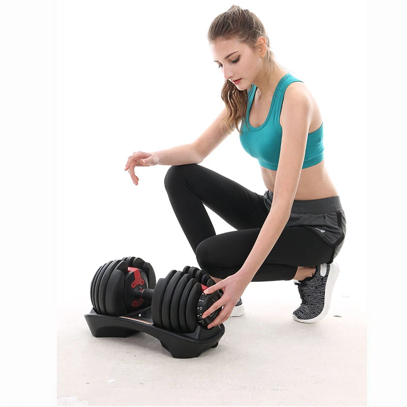 Quickly Adjustable Dumbbell Set Men's Automatic Combination Weight Change Home Arm Training Fitness Equipment Smart