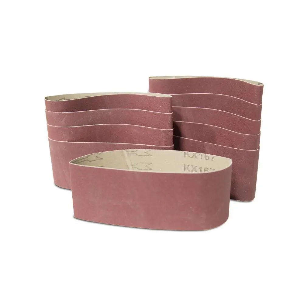 10PCS 533*75Mm Kx167abrasive Sabuk Mesin Penggiling Logam Polishing Abrasive Amplas Sabuk