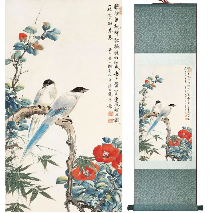 

YanBolong Bird and flower painting home office decoration painting living room painting No.040208