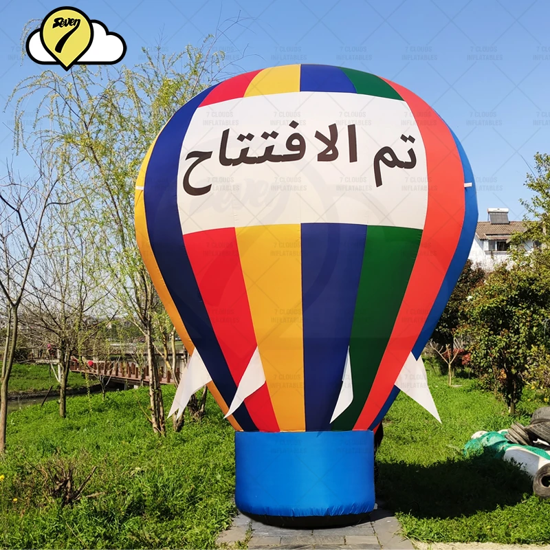 Globos inflables gigantes de aire caliente para publicidad, Bola de tierra en tierra para decoración de eventos de tienda, 3m, 4m, 5m, 10 pies, 14 pies, 17 pies