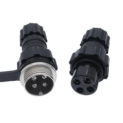 10Pcs  Connector GX16 M16 Waterproof Docking Back Nut Male&Female Plug&Socket 2pin3pin4pin5pin6pin7pin8pin9pin10pin