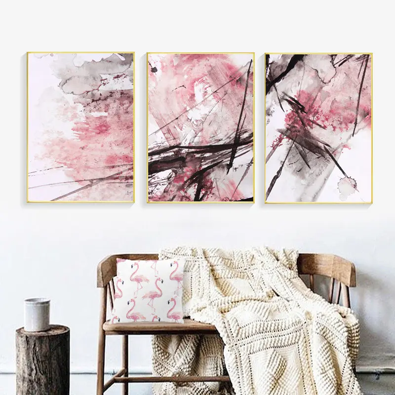Abstract Art Canvas Posters Prints Multicolor Picture Modern Picture Bedroom Decoration