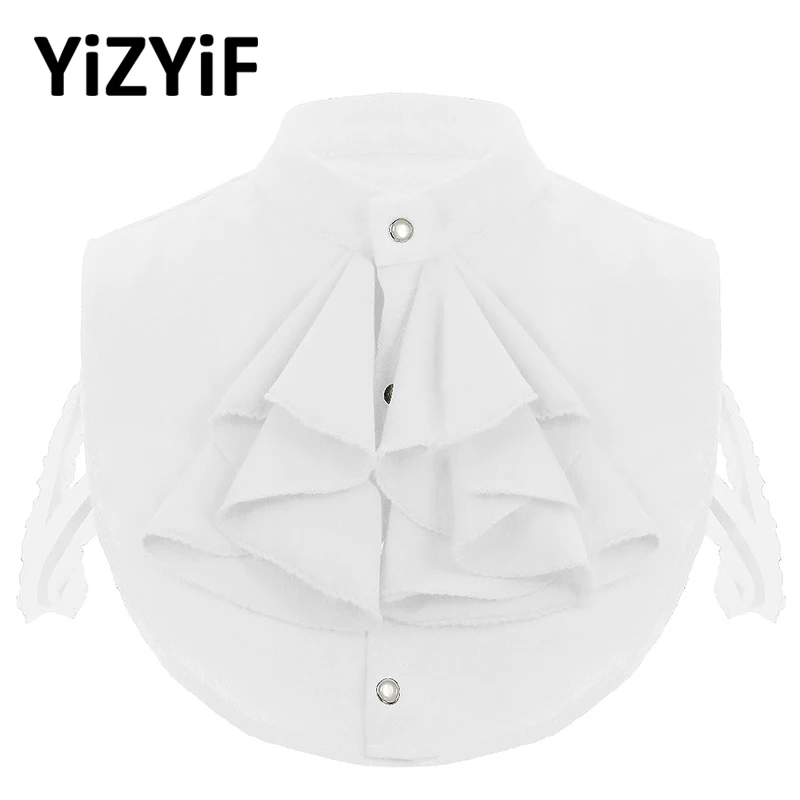 Fake Collar Women Detachable Collar Chiffon Jabot Fake False Decorative Shirt Collar Office Lady Dickey Clothing Accessories