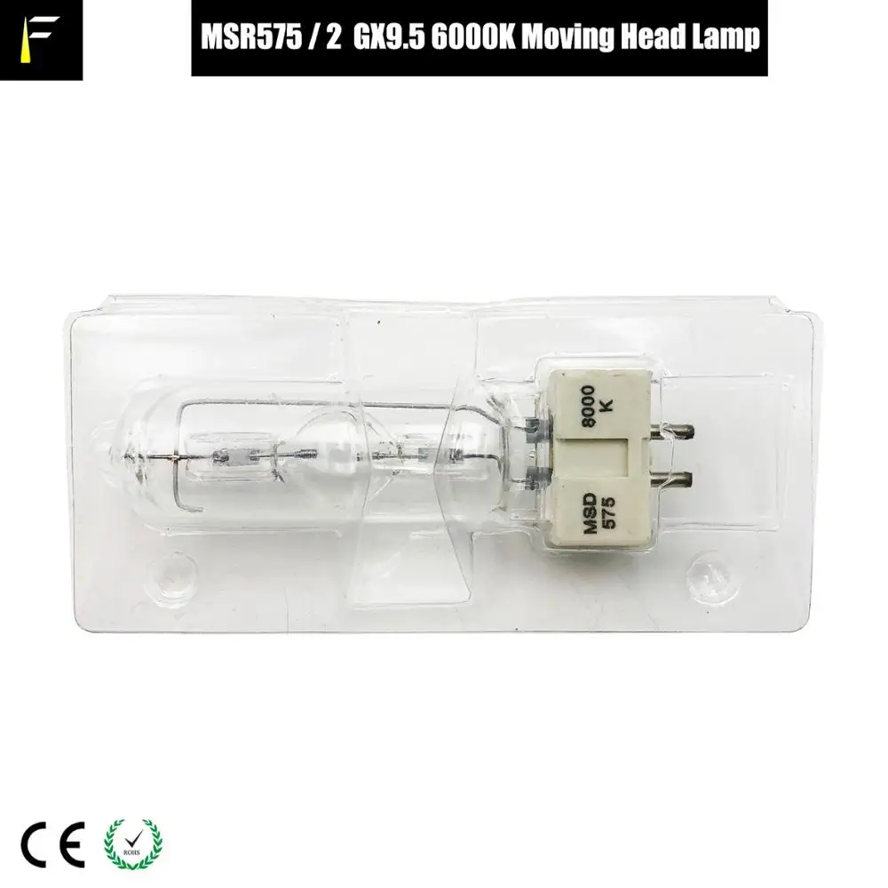 MSD MSR 575/2 10H 7H 575W DJ Stage Moving Head Light Bulb GX9.5 Pin Foot MSD575 Auto Show Studio Special Purpose Lamp
