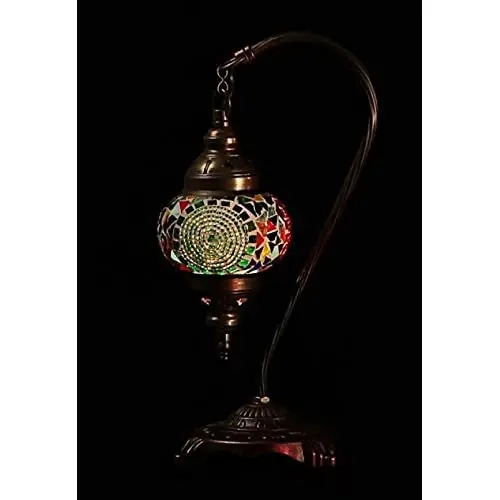 Turkish Lamp, Mosaic Lamp, Table Lamp, Mosaic Lamps, Moroccan Lanterns, Turkish Lamp, bedside Lighting, Express Shipping