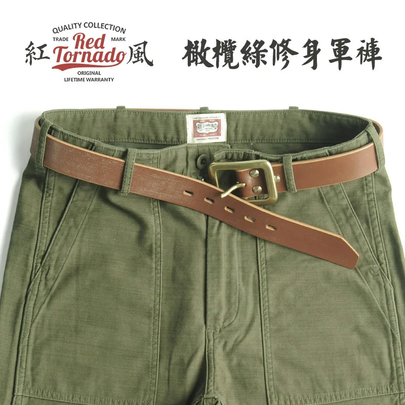 Pantalones Cargo de estilo militar para hombre, ropa informal ajustada de algodón, Estilo Vintage OG107, 8 Oz, TL-0002