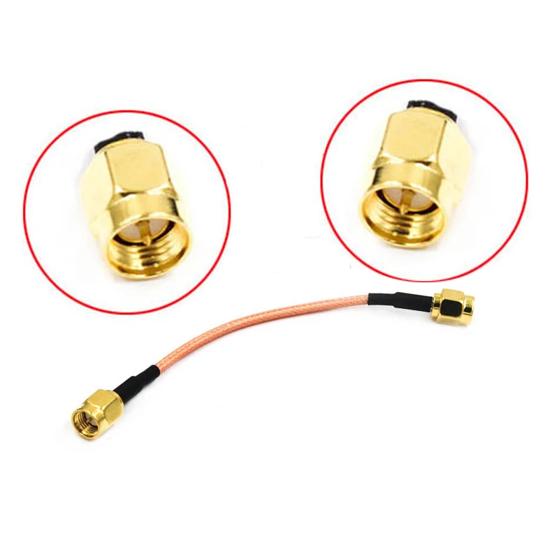 SMAJ- SMAJ, SMA-J male plug to SMA-J male plug RG316 RF jumper tail 4in, 6in ,8in, 1TF ~ 10TF