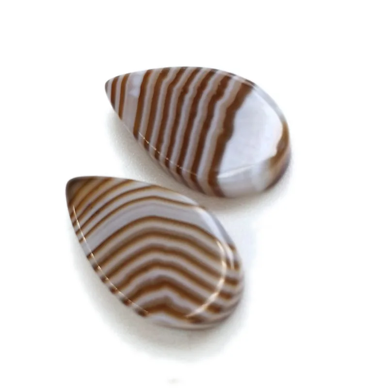 Drop Shape Coffee Color Natural Botswana Agate drop beads Suitable for making earrings, necklaces and bracelets Onyx