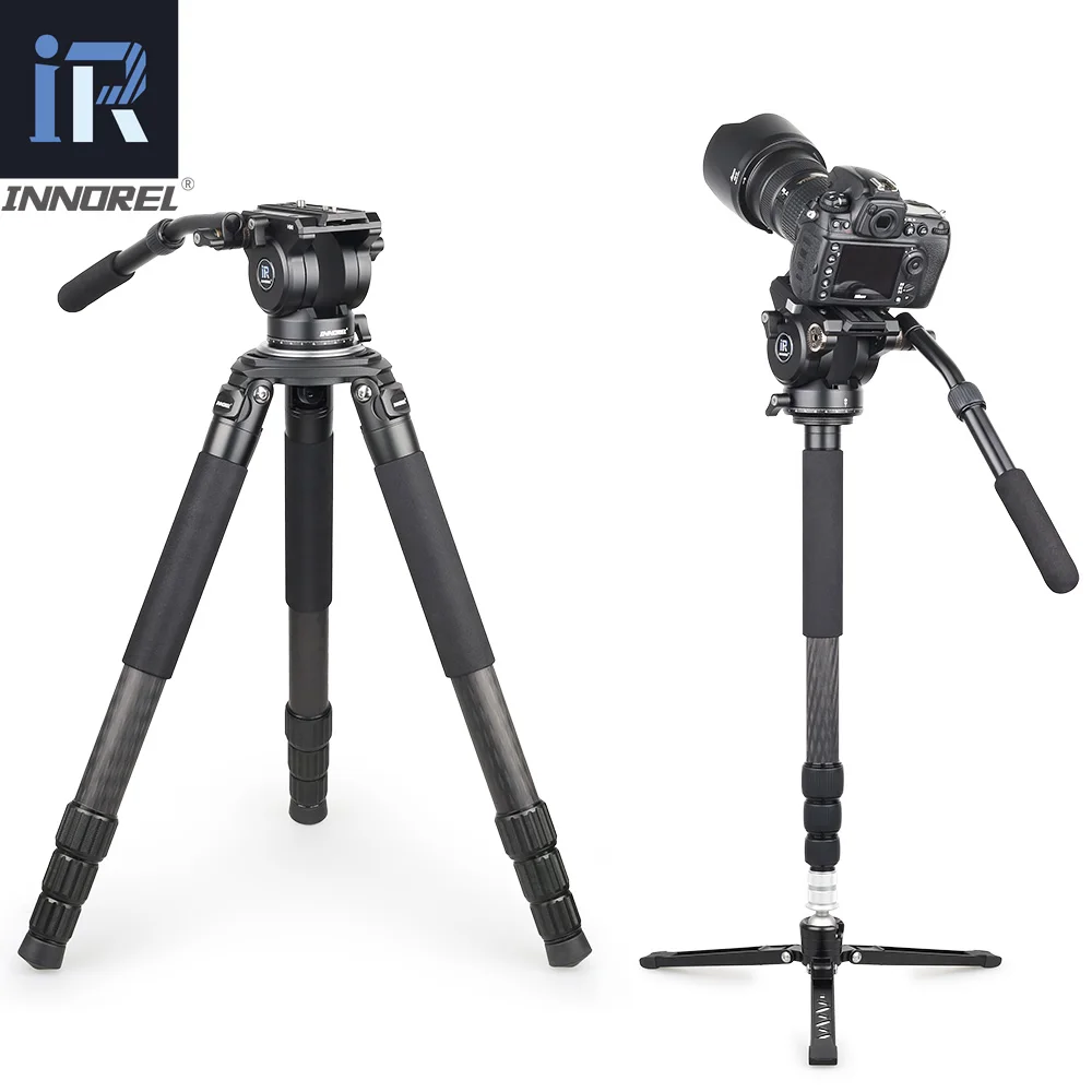 Flagship H90 All CNC Tech Video Fluid Head 15kg load Hydraulic Damping adjustable Monopod Tripod Heads for Manfrotto 501PL