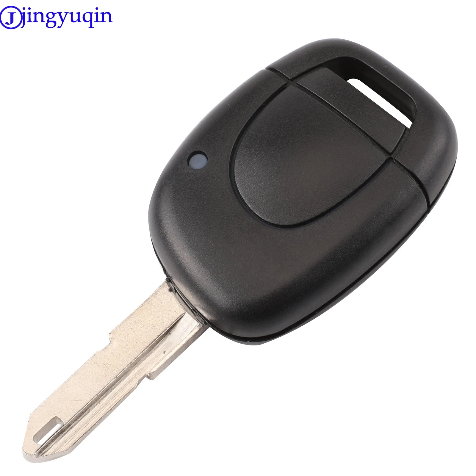 jingyuqin Remote Uncut Blade Key Shell Cover Case dla RENAULT Twingo Clio Kangoo 2005 Master 1-przyciskowy pilot zdalnego sterowania