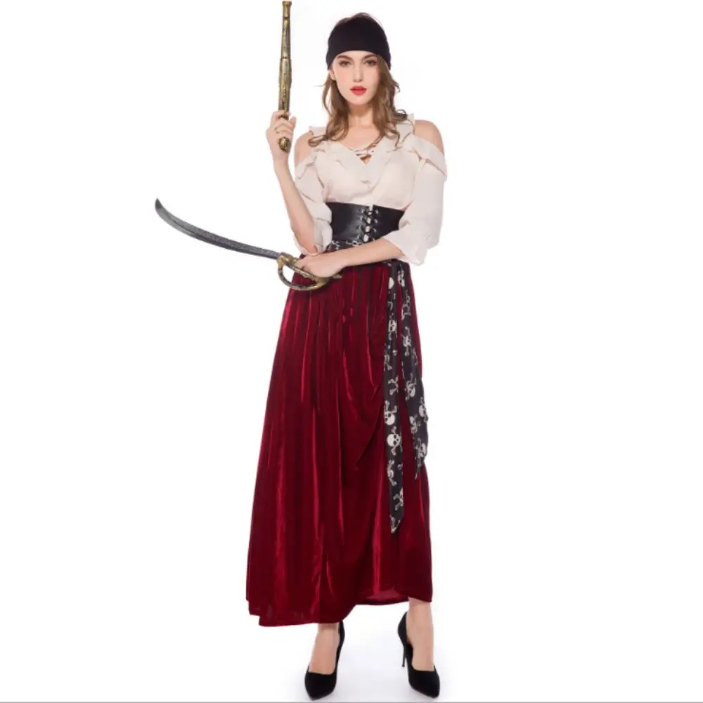 Vêtements de Pirate pour femmes, vêtements de scène, offre spéciale, 2019