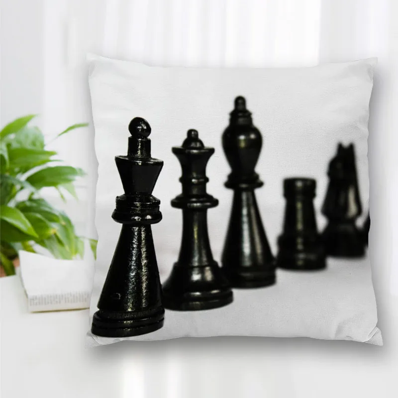 New Chess Pillow Slips With Zipper Bedroom Home Office Decorative Pillow Sofa Pillowcase Cushions Pillow Cover