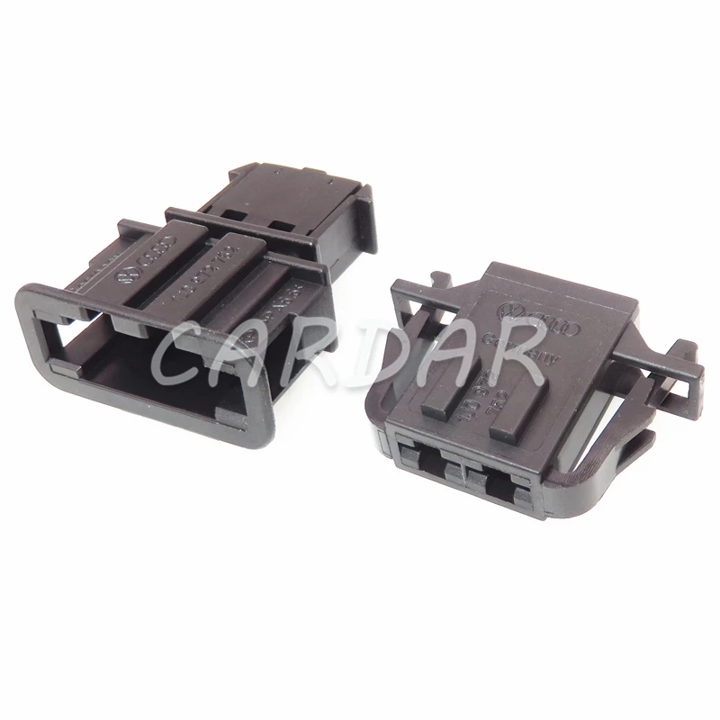 1 Set 2 Pin 1J0 972 752 1J0 972 762 Electrical Blower Fan Motor Pigtail Wire Socket Auto Connector 1J0972762 1J0972752 For VW Sk