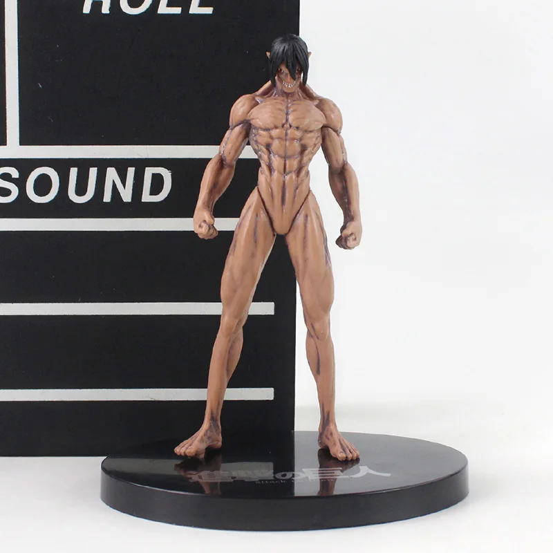 

15cm Action figure Cartoon Attack on Titan Figure Toys Eren Jaeger PVC Decoration Model Dolls baby toys for Christmas gift