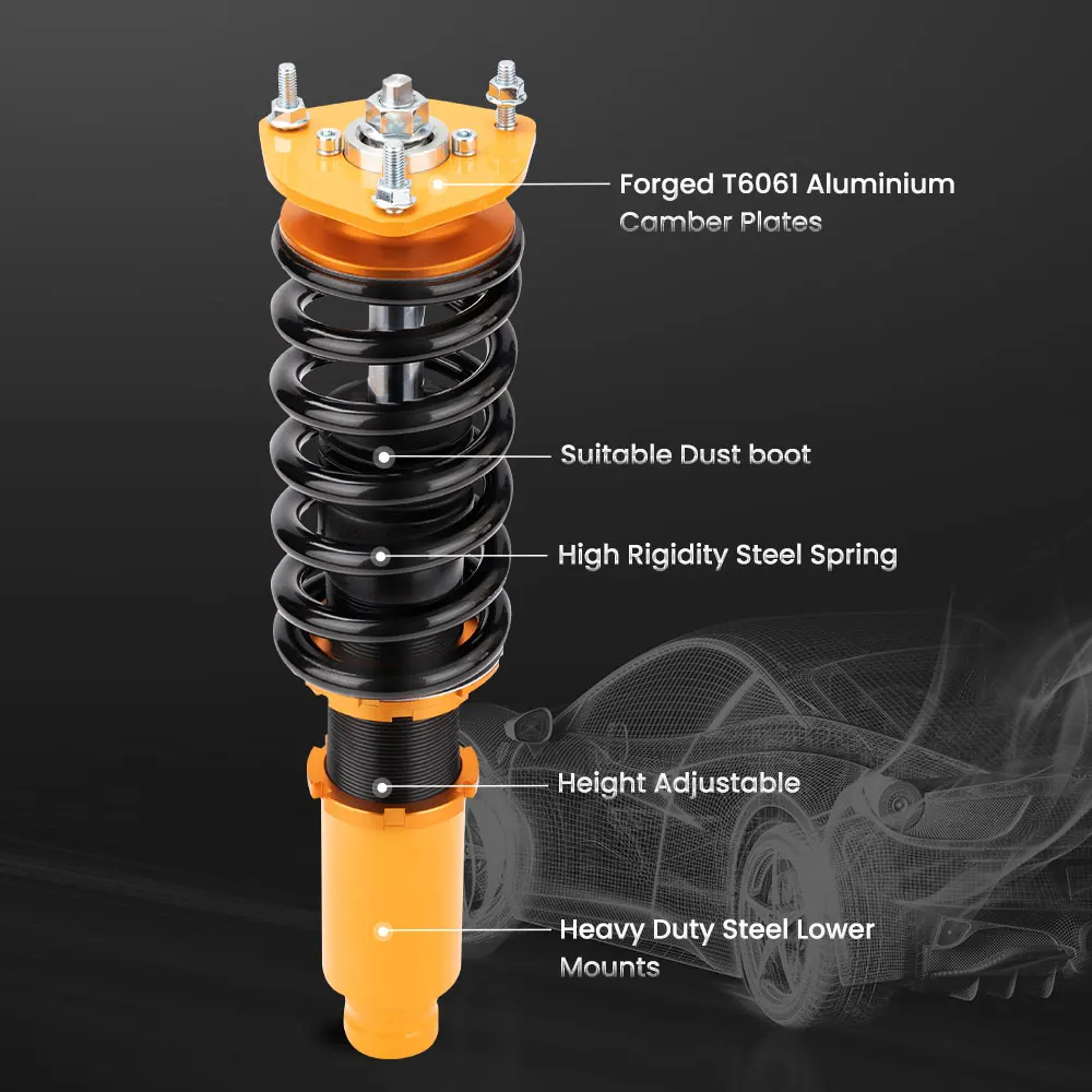 maxpeedingrods Coilovers Suspension Spring Shock for Mazda6 1st Gen. GG1 2002-2008 Coilover Suspension