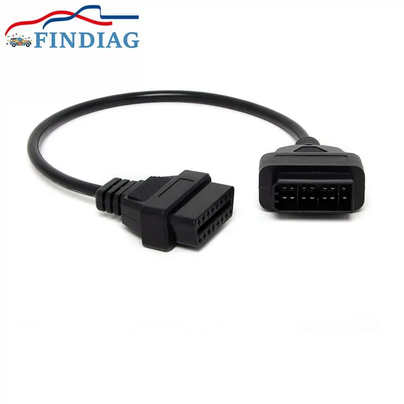 

High Quality OBD2 Connector For Nissan 14 Pin-16 Pin OBD OBDII Adapter 14Pin Car Diagnostic Converter Tool