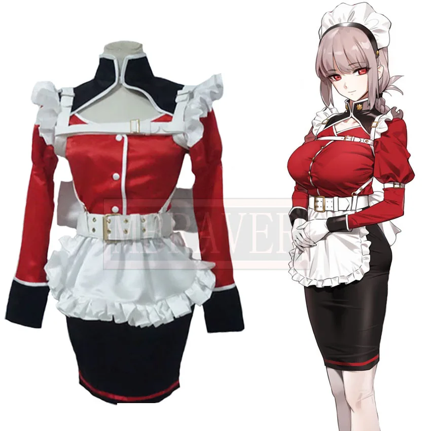 

Fate Grand Order FGO Florence Nightingale Maid Cosplay Costume Halloween Christmas Party Uniform Custom Made