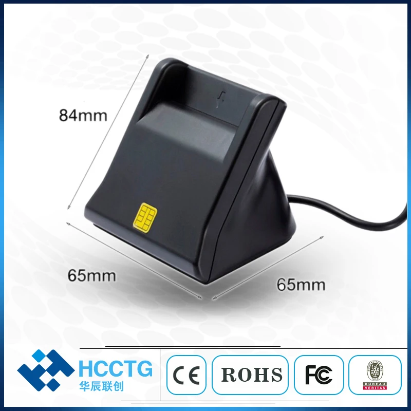 Access Control Desktop ATM EMV USB 2.0 CCID Smart Chip Card Reader Support PC/SC Driver DCR31