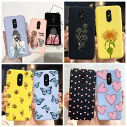 Case For Xiaomi Redmi Note 4 Note 4X Cover Fashion Sunflower Butterfly Phone Back Coque on Redmi Note 4X Global Version TPU Case