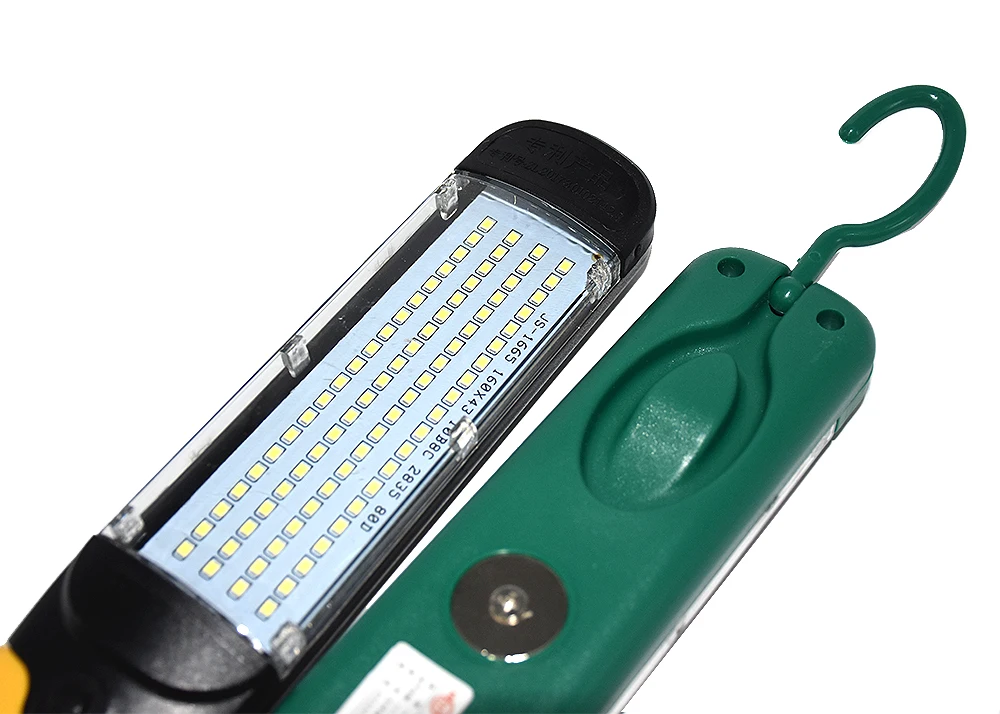 Car Portable LED Emergency Safety Work Light 80 LED Beads Flashlight Magnetic Car Inspection Repair Handheld Work Lamp