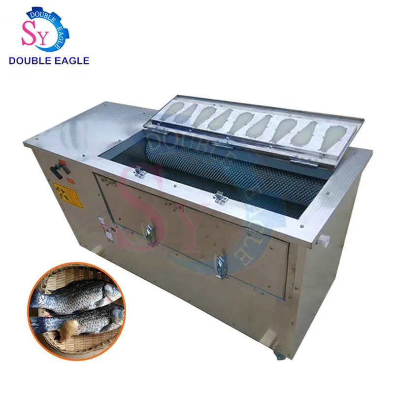 

High efficiency commercial automatic tilapia mossambica Scale Removing Machine/Large fish processing equipment