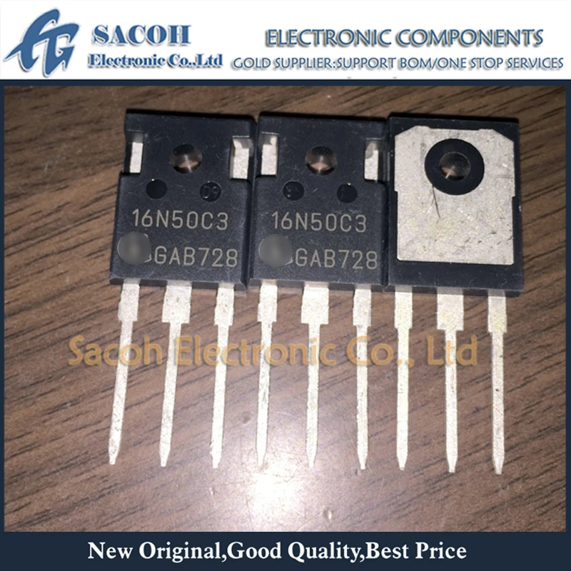 New Original 10Pcs/Lot SPW16N50C3 16N50C3 16N50 TO-247 16A 500V N-Ch Power MOSFET