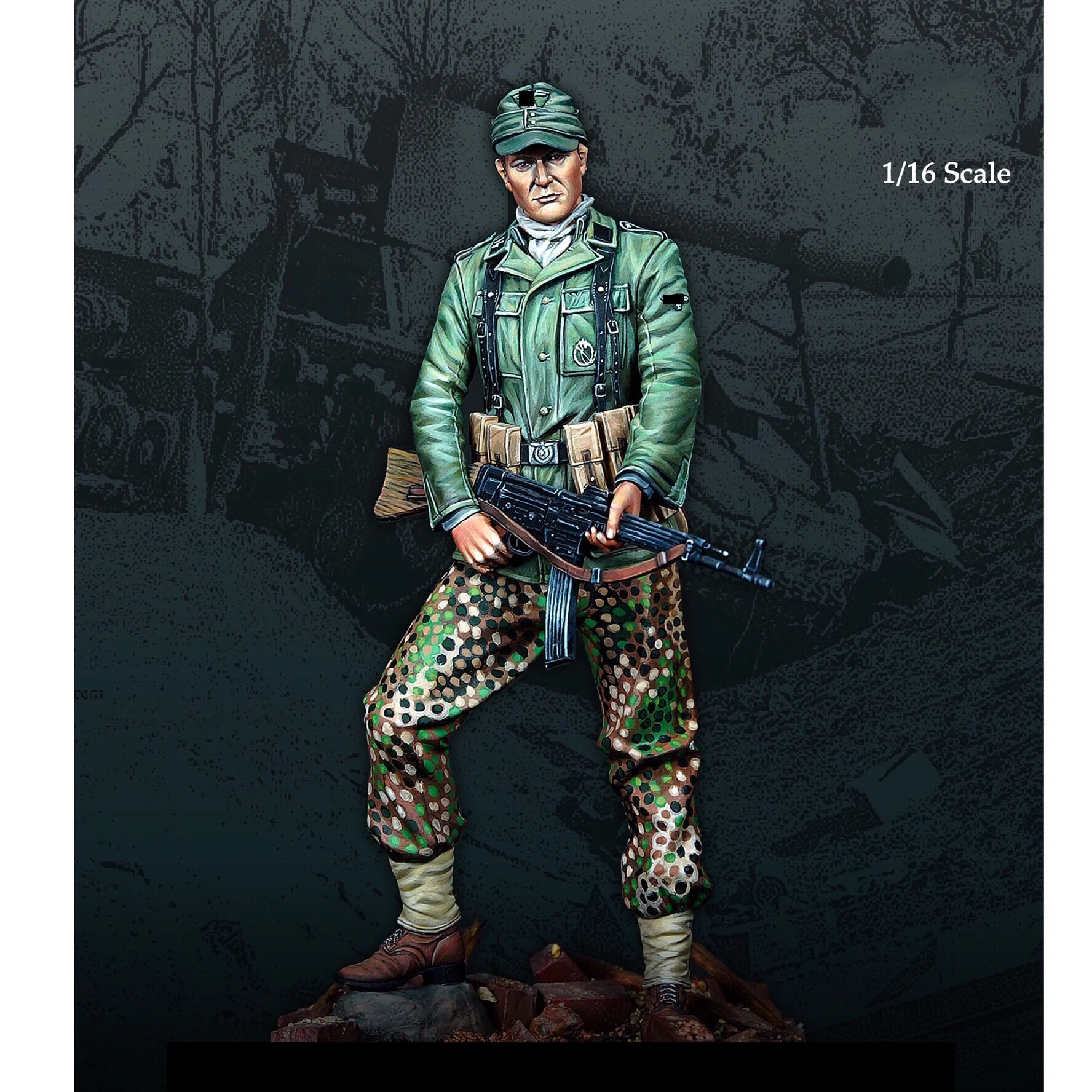 1/16  Resin Model Figure GK，Unassembled and unpainted kit