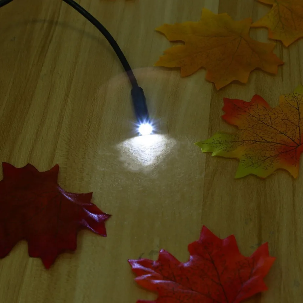 Vendita calda cavo USB Mini telecamera di ispezione rigida tubo serpente endoscopio impermeabile boroscopio con 6 LED per telefono Android