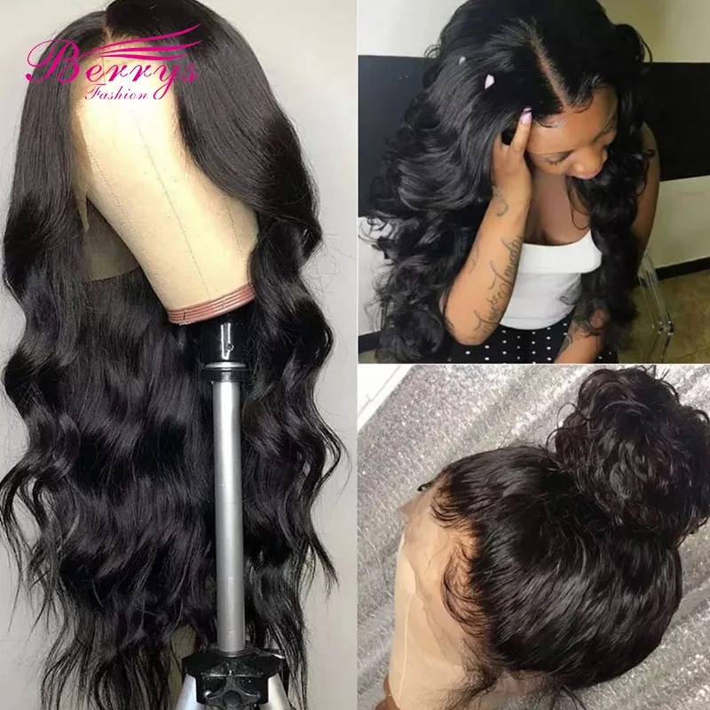 Body Wave 5x5 HD Lace Closure Human Hair Wig Pre Plucked Hairline Baby Hair 10-30Inch 13x4 Lace Front Wigs For Women Human Hair