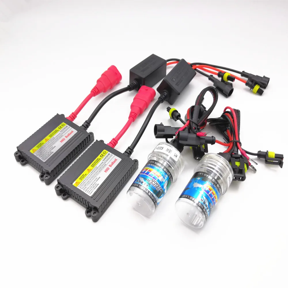 55W H4 H1 H3 Xenon H7 H8 H10 H11 H27 HB3 HB4 H13 9005 9006 H9 Slim Ballast kit Xenon Hid Car Light Source Headlight Bulbs Lamp