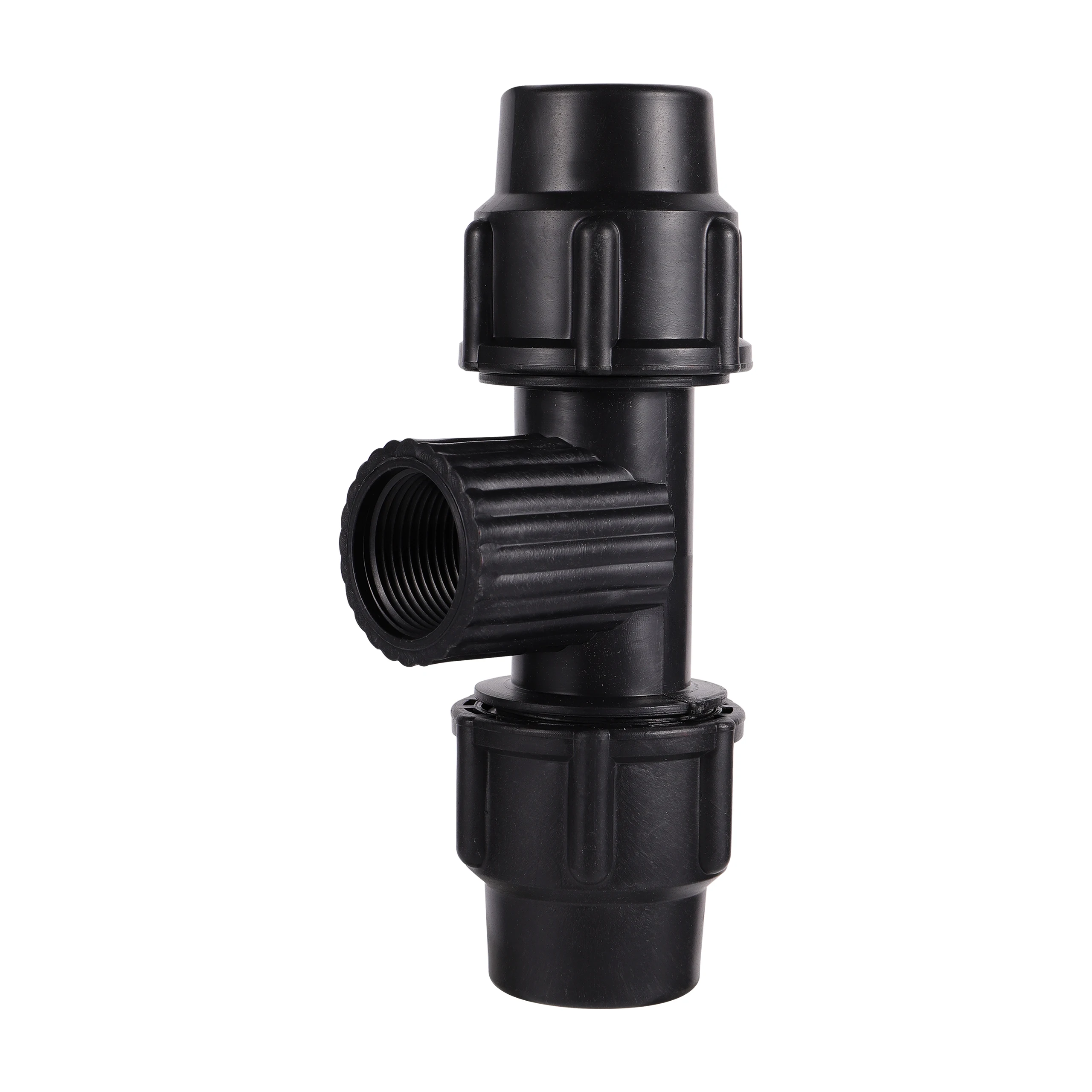 PE Pipe Reducing Locked Tee 1/2\