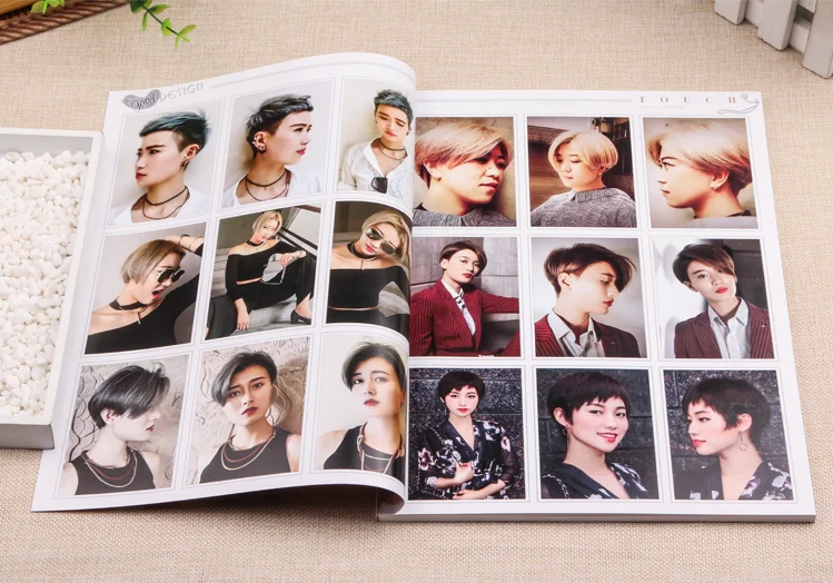 Wanita Nyonya Gaya Rambut Buku Teks Rambut Pendek Rambut Pir Perm Rambut Mewarnai Rambut Model Asia Foto Tren Penata Rambut Majalah Buku Kecantikan