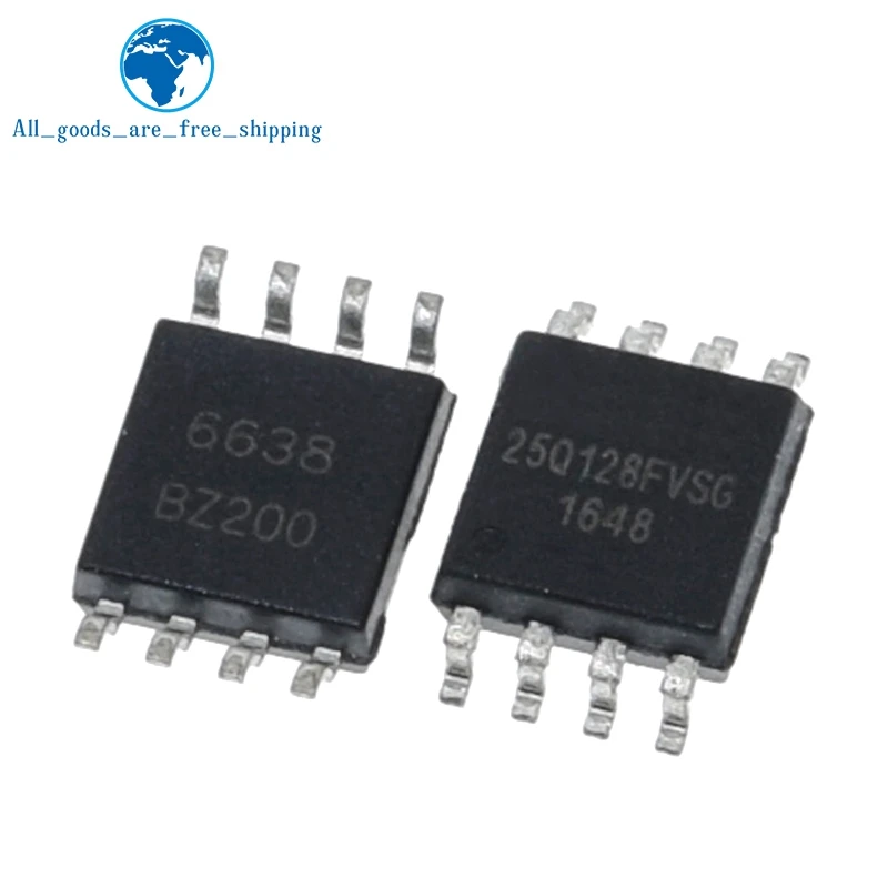 TZT 5/10PCS W25Q128FVSG 25Q128FVSG 25Q128 W25Q128FVSSIG W25Q128 für Speichermodul – Detail 3