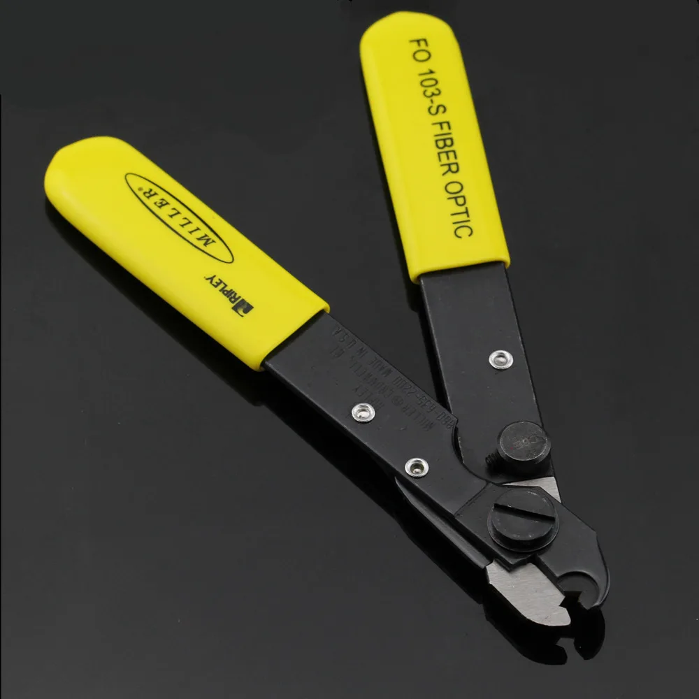 Original imported Miller Fiber Optic Stripper FO 103-T-250-J three port three holes fiber loose tube stripping pliers