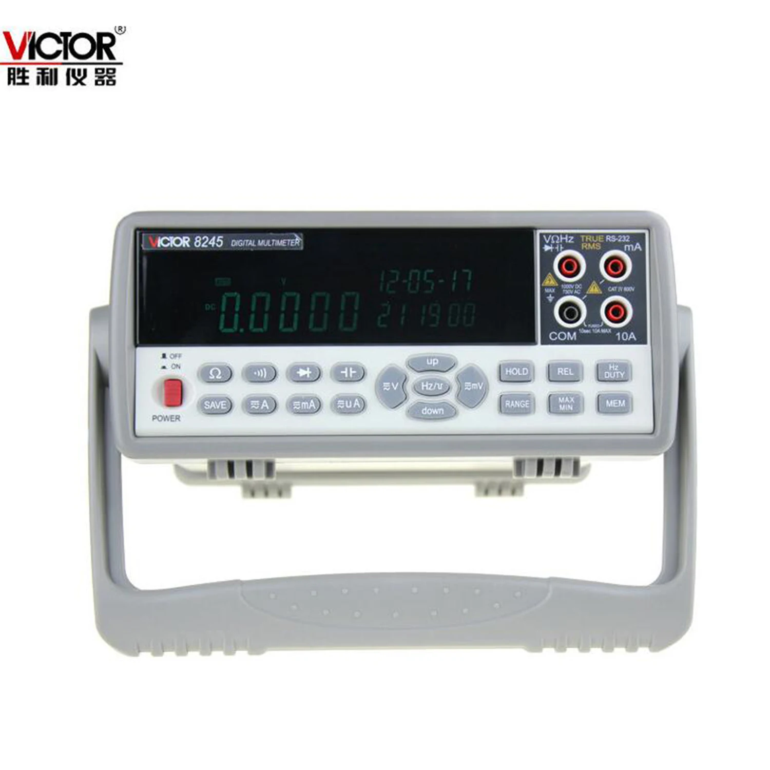 VICTOR 8245 4 1/2 High Precision Digital Multimeter Bench-Type Multimeter,Frequency response:50Hz~1kHz,Operation Way Auto Range.