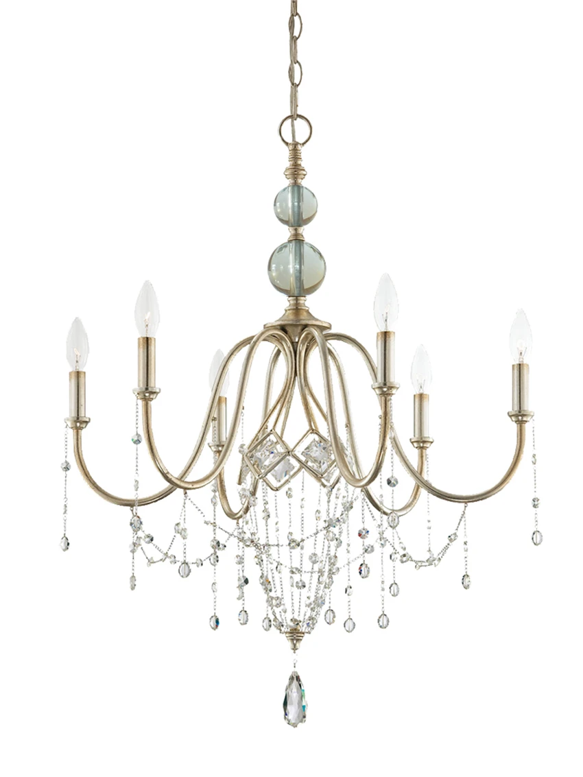 French crystal candlestick luxury chandeliers lights European Princess bedroom living room dining luster hanging lamps fixtures