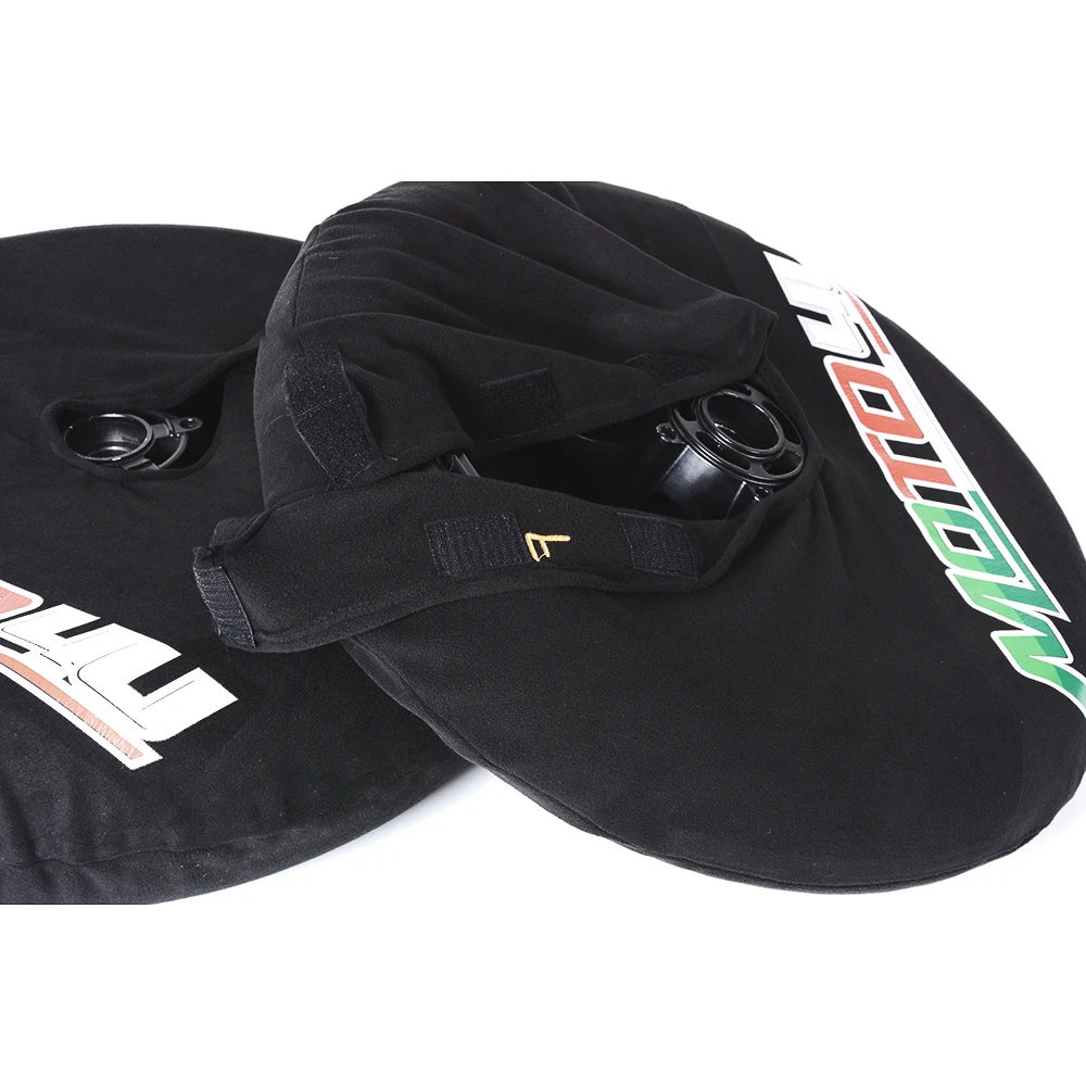 Front+ Rear 17 inch Tire Tyre Warmers Windstop Tire Cover Polar Fleece Windbreak Black Motorcycle Covers