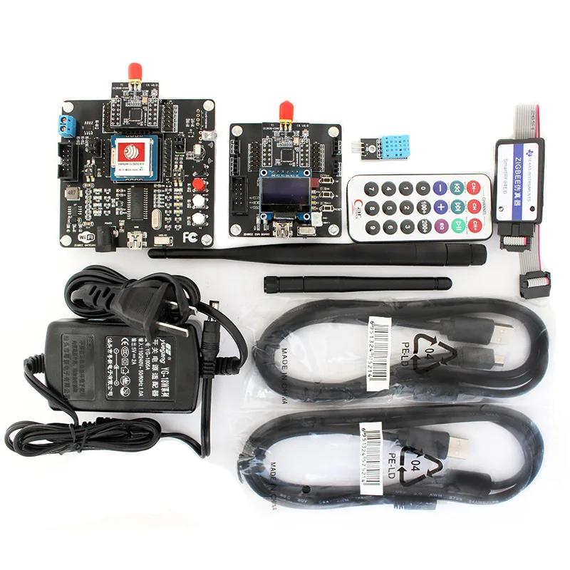 New Style CC2530 ZigBee Development Board WiFi Gateway Kit-Wireless Remote Send OLED Screen