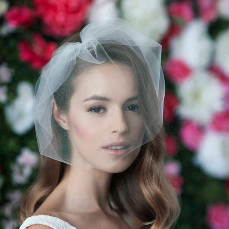 Bridal birdcage veil birdcage blusher tulle bridal birdcage veil tulle veil wedding accessories