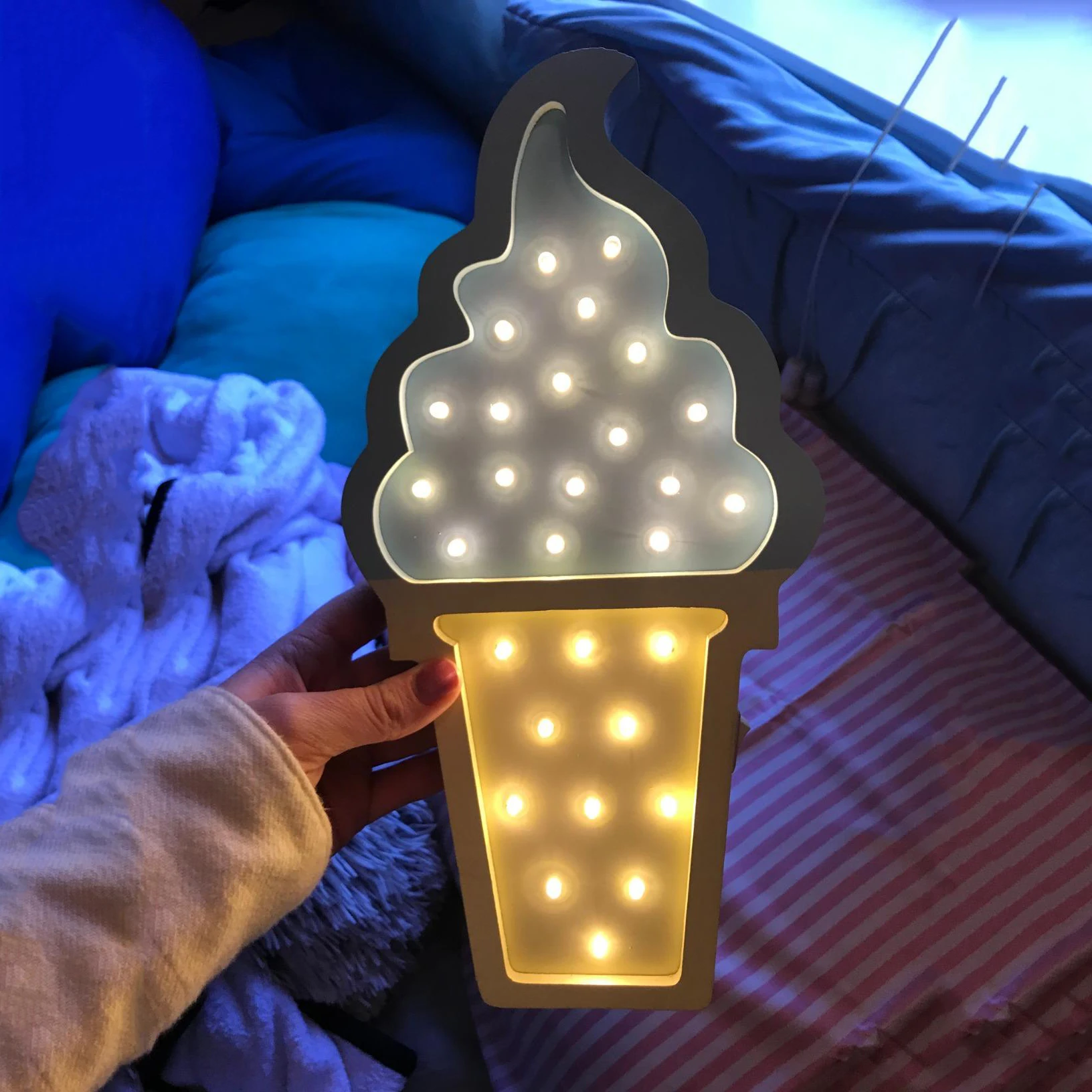 

Ice Cream Lights Ice Cream Party Decoration Wedding Party Supplies Birthday Theme Valentine's Day Romantic Atmosphere Lights