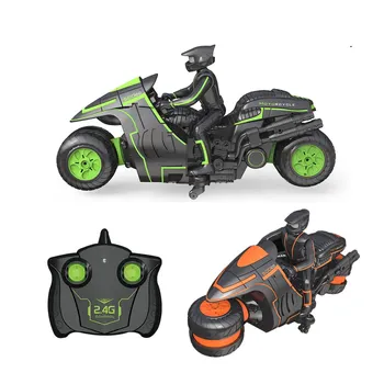 New Rc toys other 2.4Ghz racing car 360 rotate stick stunt car remote control motorcycle toys for kid