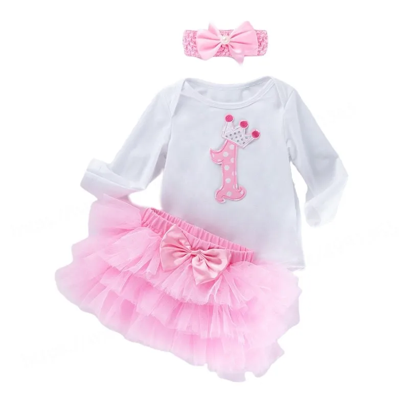 Ropa para niña, traje de primer cumpleaños, vestido para niña de 1 año, disfraz de bautizo y Navidad para recién nacido, vestidos de bebé para