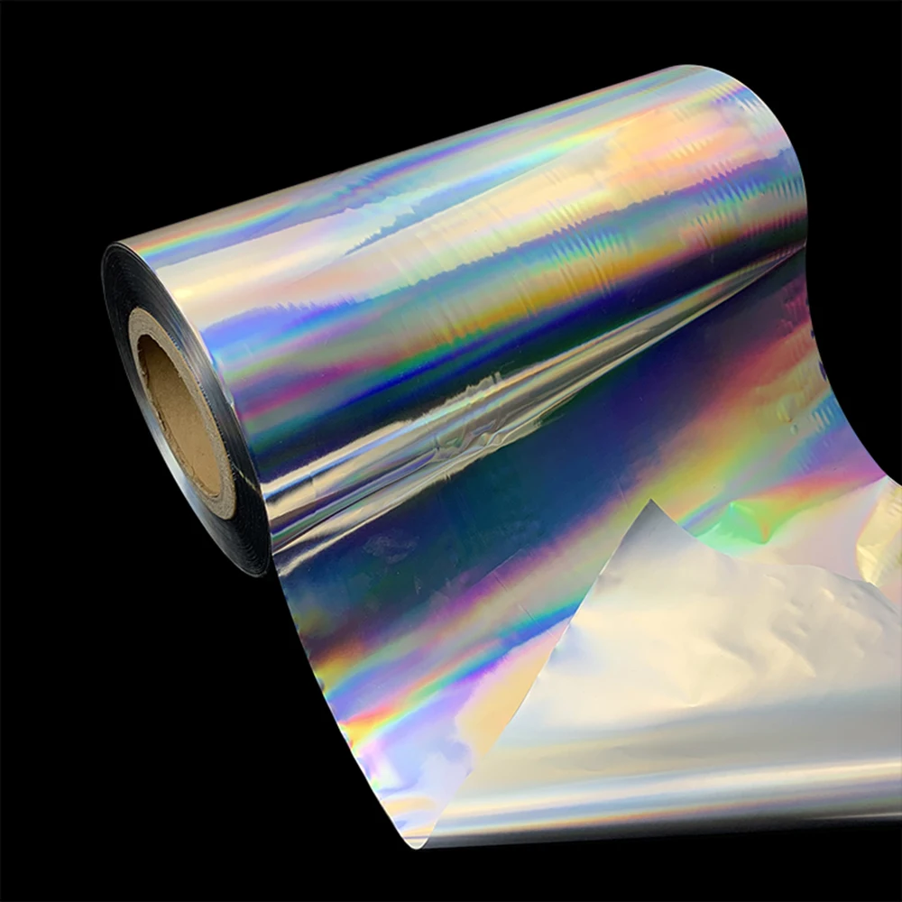 

Laser Silver Laminating Film Hot Thermal Bopp Glue-based 1 Roll 1" (25.4MM) Core for Machine