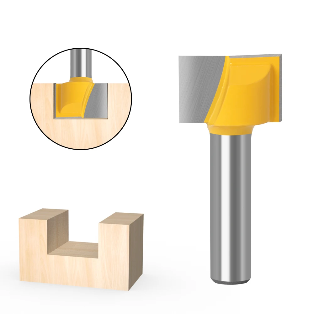 목공용 CNC 밀링 커터 엔드밀, 목공 도구, 솔리드 카바이드 라우터 비트, 8mm 생크 청소 바닥 조각 비트, 1-5 개